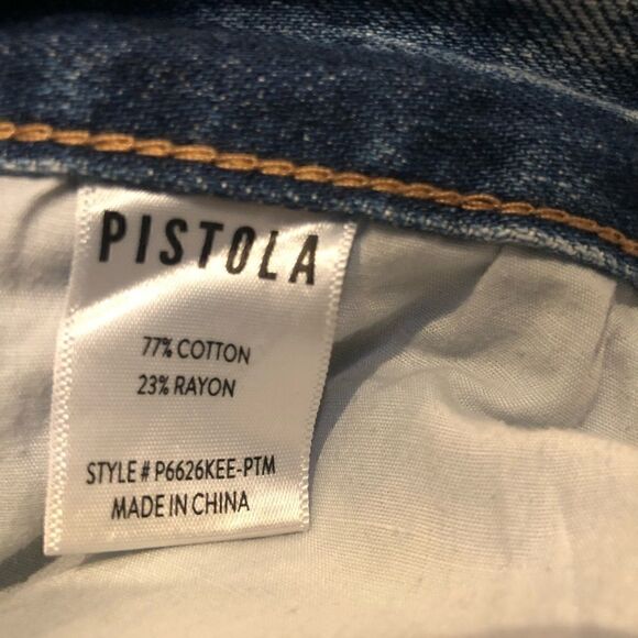 ‎PISTOLA High Rise Distressed Jeans Size 27 - Picture 11 of 11